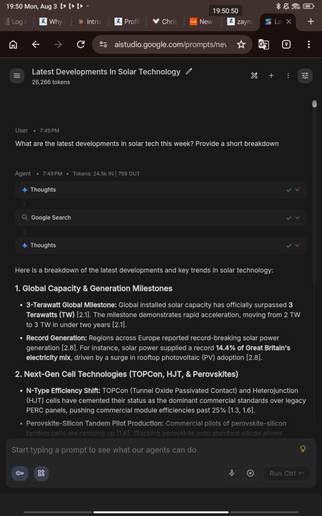 Building my first AI agent in Google AI Studio