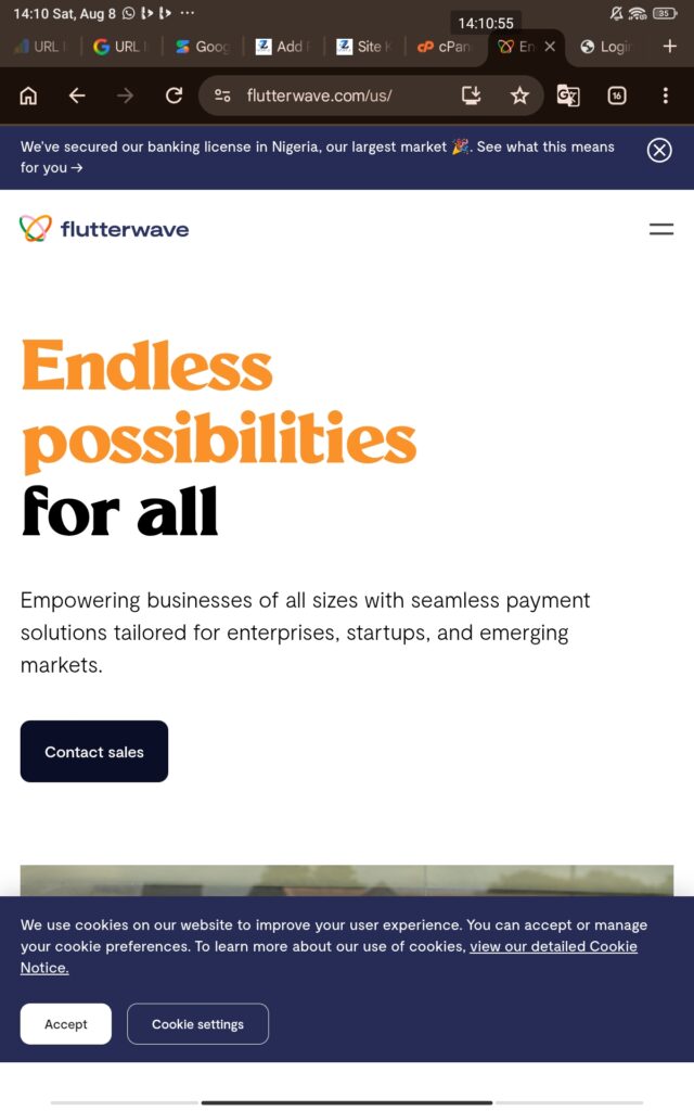 Flutterwave — Useful for Local and International Payments