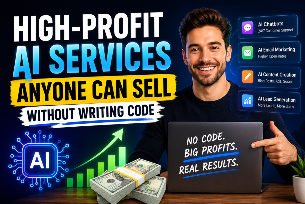 High-Profit AI Services Anyone Can Sell Without Writing Code