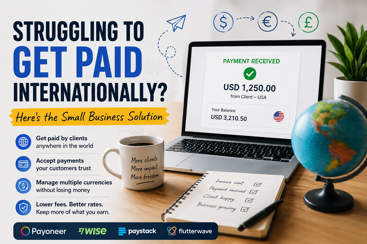Struggling to Get Paid Internationally?Here’s the Small Business Solution